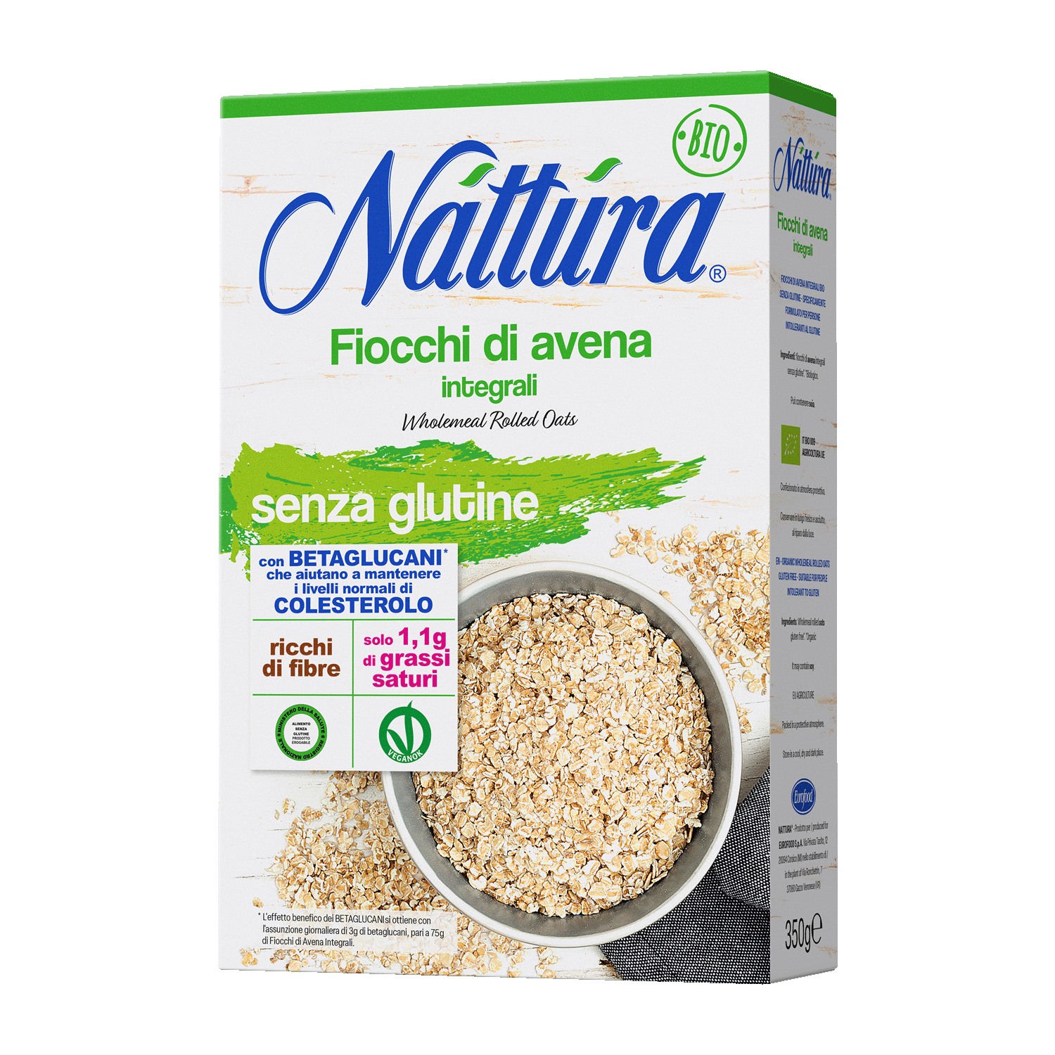 Fiocchi di avena integrali
