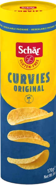Patatine Curvies original Schär senza glutine