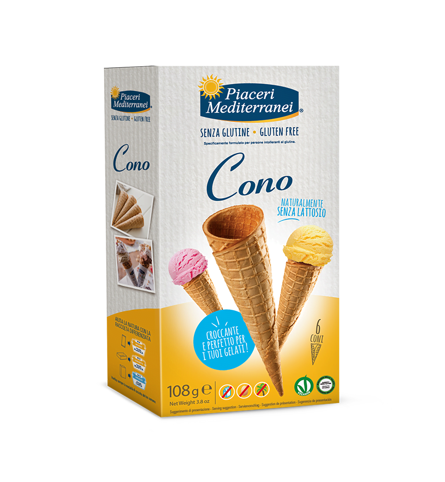 CONO GELATO PIACERI MEDITERRANEI SENZA