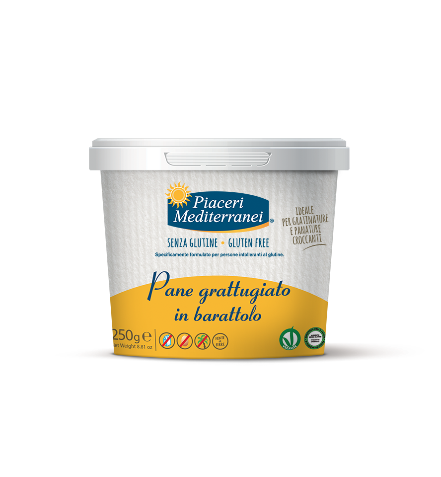 Pane grattugiato in barattolo Piaceri Mediterranei