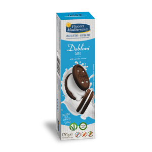 BISCOTTI DOBLONI DARK CON CREMA ALLA VAN