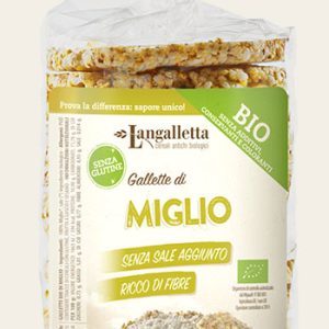 GALLETTE DI MIGLIO  LANGALLETTA   SENZA