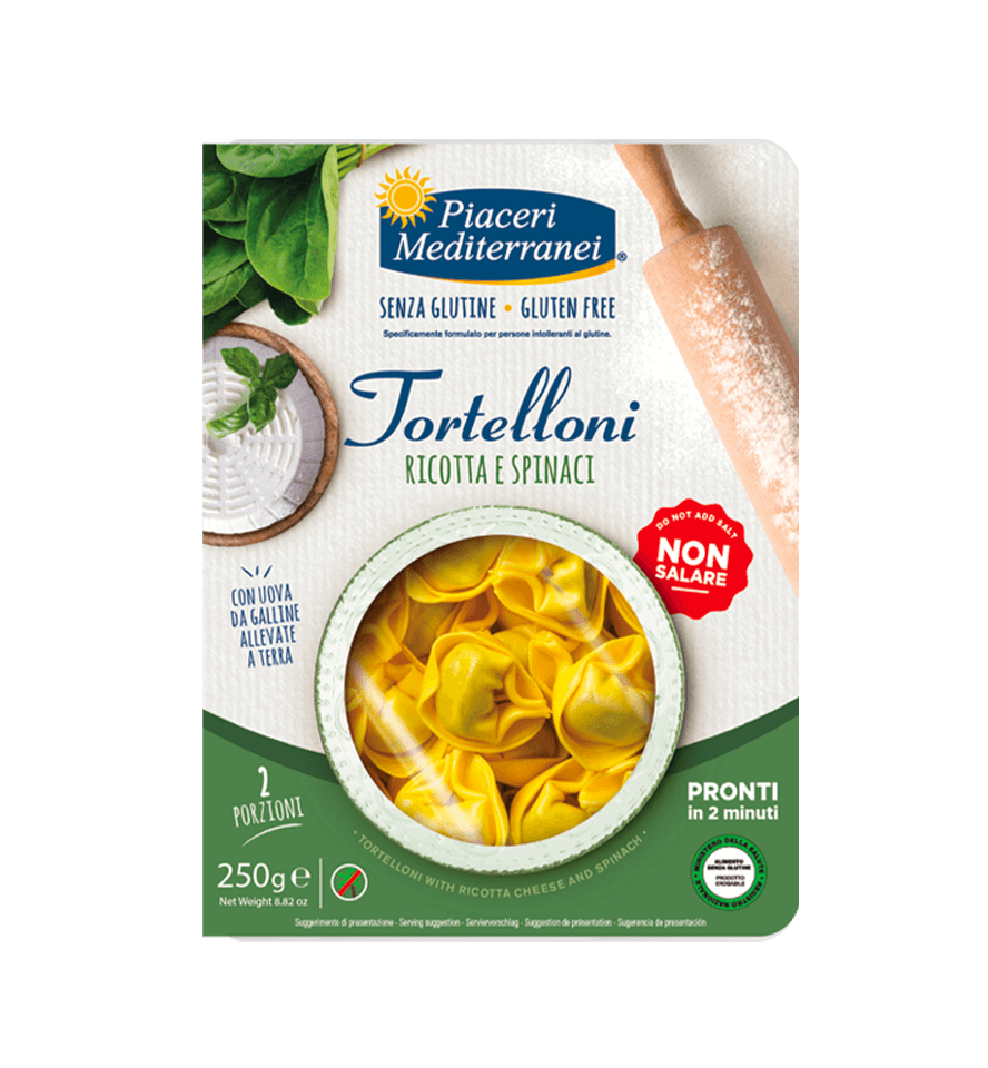 Tortelloni ricotta e spinaci