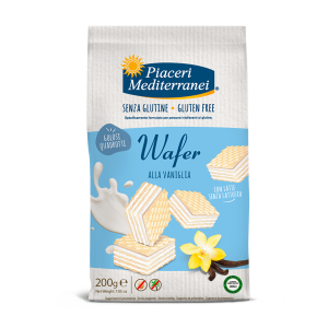 WAFER ALLA VANIGLIA QUADROTTI  PIACERI M