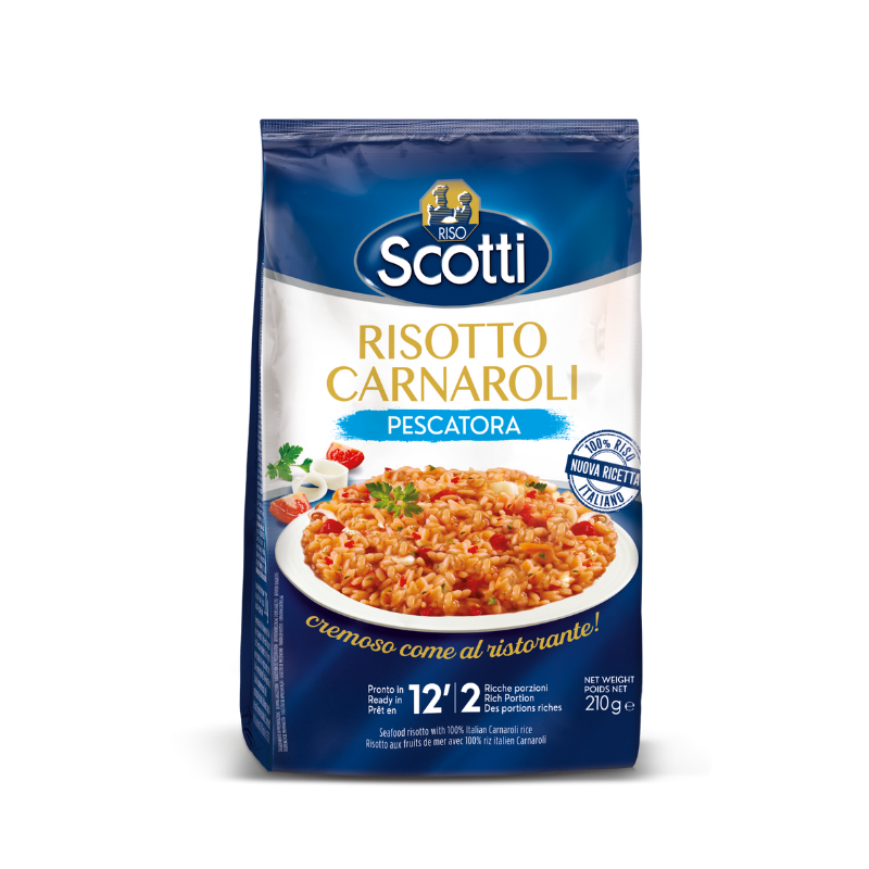 Risotto alla pescatora senza glutine Scotti
